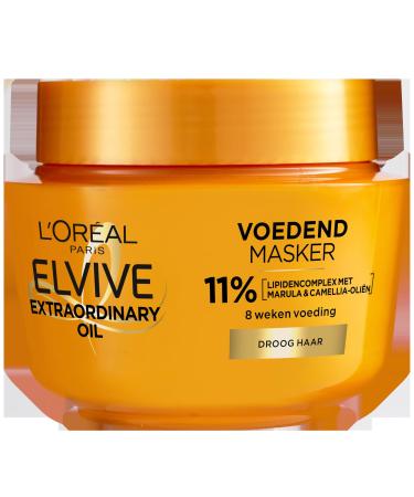 L'Oreal LOr al Paris Elvive Extraordinary Oil Hair mask 300ml Specially for coarse dry hair Gives a healthy shine Without weighing the hair