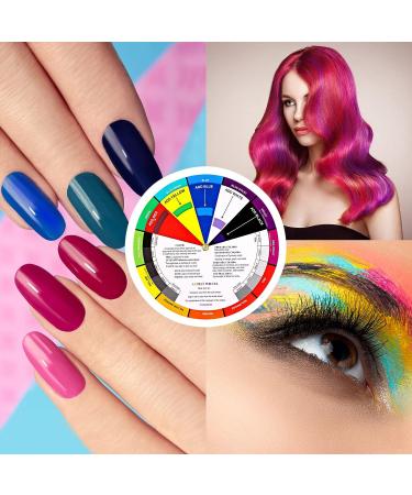 Color Paint Wheel Chart for Artists and Kids - 10 Pieces Color Mixing Guide for Art Class and Makeup Blending - 5.5 Inch Color Harmony Wheels - Buy Online on GoSupps.com