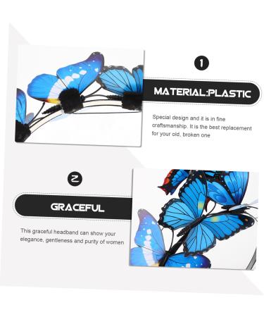 GLSTOY 3d Butterfly Headband Party Decorative Headband Party Decorations Costume Headpiece Party Headpiece Festival Headdress Headband for Festival Cosplay Accessory Party Supplies 24.00X16.00X11.00CM As Shown - Buy Online on GoSupps.com