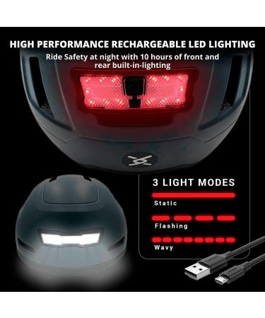 XNITO LED Bike Helmet - Urban Bicycle Helmet for Adults - CPSC & NTA-8776 Certified - Large Urbanite Size - Buy Online on GoSupps.com