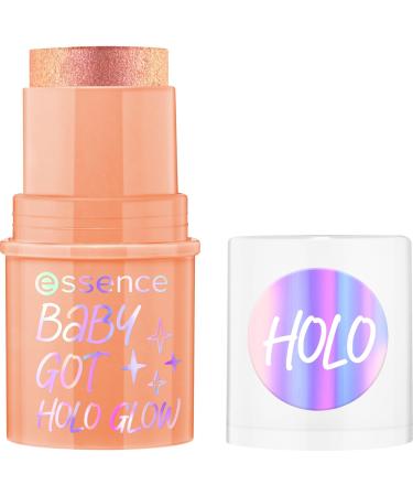 Essence Cosmetics Baby Got Holo Glow Highlighter Stick Illuminateur R sultat Instantan Luminescent Chatoyant Holographique 5 g