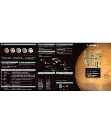 Orion 51924 Mars Map and Observing Guide - Black | Explore the Red Planet - Buy Online on GoSupps.com