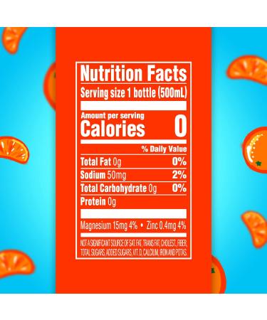 Buy Splash Blast Mandarin Orange Flavored Water - 24 Pack | Refreshing 16.9 Fl Oz Bottles - International Shipping Available - Buy Online on GoSupps.com