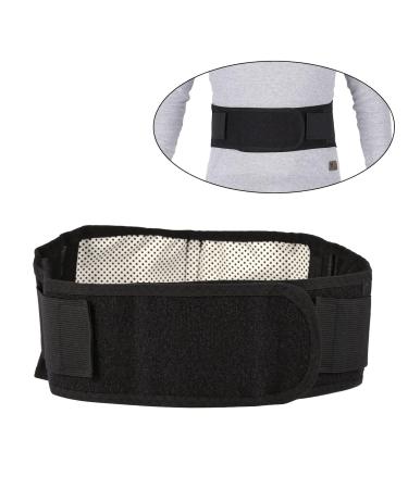 Kcabret Acupressure Kidney Care Belt | Self-Heating Tourmaline Therapy | Black Lumbar Support Waist Protection - Buy Online on GoSupps.com