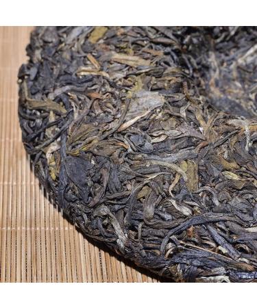 HELLOYOUNG 357g de galette de th Pu'er bio chinois du Yunnan Techniques traditionnelles sans additifs aliment vert arri re-go t sucr Th pu-erh Pu'er Tea - Buy Online on GoSupps.com