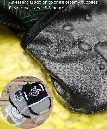 MyBud Fun Ostomy Bag Covers - Waterproof Colostomy Bags for Women and Men - Adjustable Flange Opening - Reusable Stoma Pouch Cover - 2 Pieces - Buy Online on GoSupps.com