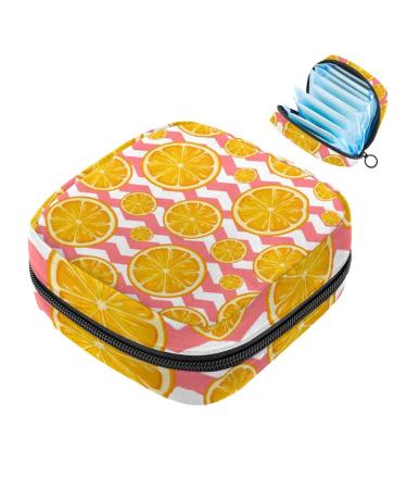 Storage bags for women's bandages orange-colored windows background portable menstrual pad bag panty lip inlays tampons women's bandages storage holder for women school office multicolored 06