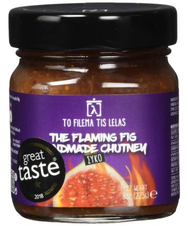 To Filema Tis Lelas Handmade Fig Chutney - The Flaming Fig Pack of 2 x 225g (Total: 450g)
