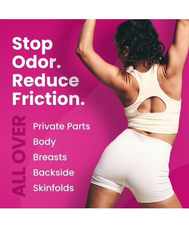 Lady Parts Whole Body Deodorant For Women | Powder Lotion for Privates & Inner Thigh to Stop Odor & Friction | Aluminum Free | CocoVanilla | 4oz (2pk) 4 Ounce (Pack of 2) - Buy Online on GoSupps.com
