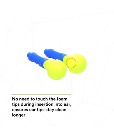 3M E-A-R Push-Ins Earplugs 318-1002 | Uncorded | 2000 Pair/Case | Poly Bag - Buy Online on GoSupps.com