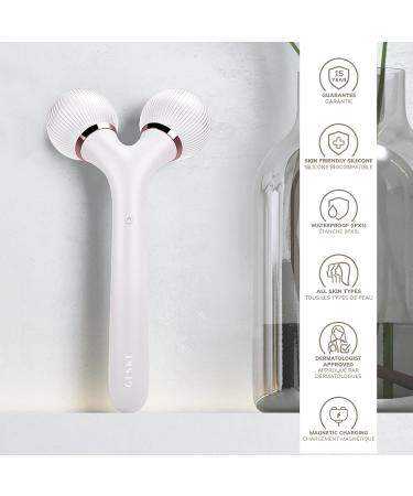 Geske SmartAppGuided Sonic Facial & Body Roller | 4-in-1 Dermaroller Device for Face & Body | Professional Facial Scooter for Sculpting & Defining - Buy Online on GoSupps.com