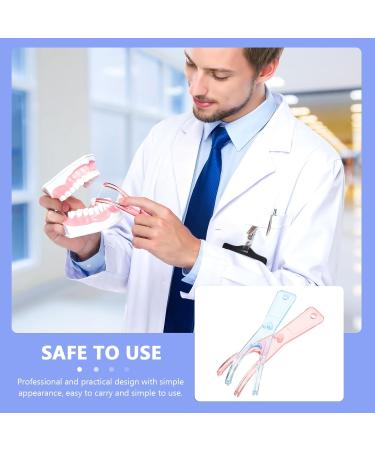 Fomiyes Tooth Handle for Adults - 2pcs Dental Floss Replacement & Oral Picks Holder (Pink/Blue) - Refillable Tooth Care Solutions - Buy Online on GoSupps.com