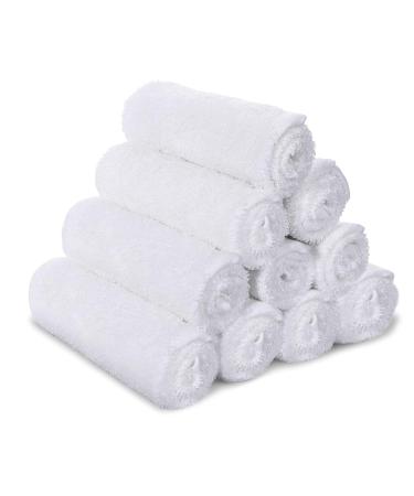 Yoofoss Baby Washy Set - 10 Soft Bamboo Fiber Towels (25x25 cm) for Infants & Children - Gentle Multi-Purpose Face Towels - Buy Online on GoSupps.com
