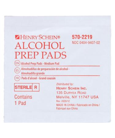 Shop Sterile Alcohol Prep Pads - Medium 2-Ply Pack of 200 | International Shipping Available - Buy Online on GoSupps.com