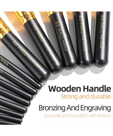 BS-MALL Premium Synthetic 14 Pcs Makeup Brush Set (F-Gold) - Foundation, Powder, Concealers, Eye Shadows - Buy Online on GoSupps.com