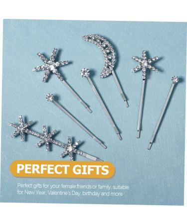 minkissy 4 Sets Fringe Bobby Pin Goody Hair Clips for Women Girls Hair Accessories Star Hair Clips Wedding Hair Clip Hair Barrettes Star Hair Accessories Hair Pin Rhinestone Headgear Simple - Buy Online on GoSupps.com