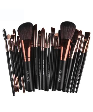 Gifts for women 22 pieces make-up brush set professional eyeshadow make-ups face eyes lips lips cosmetic brush set foundation blending blinding Eyelin facial powder brushes eye shadow 65-22 pieces free