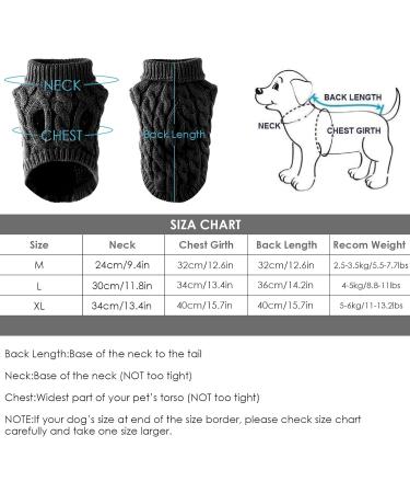 Famkit Pet Dog Roll Collar Sweater - Stylish & Warm Knitwear for Small Dogs (Size L: 8.8-11lb) - Premium Gray Dog Clothing - Buy Online on GoSupps.com