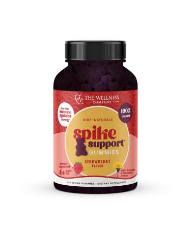 Kids Naturals Spike Support Gummies Year-Round Wellness with Vitamin C D & Zinc | 120ct (2 Month Supply) 120 Count (Pack of 1)