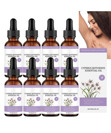 WRANBAO Essential oil for hair removal softens hair and refines pores cyperus rotundus essential oil gentle and soothing hair removal care for smoother skin 8 pieces