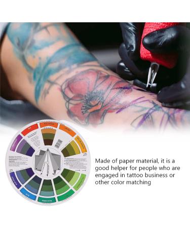 ZJchao Large Color Wheel Mixing Guide Poster for Art Class & Makeup Blending - Buy Online on GoSupps.com