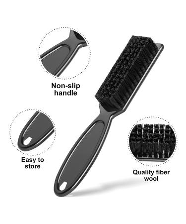 Barber Blade Cleaning Brush Set 6 Pieces Clipper Cleaner Styling Tool for Men (Red/Black) - Buy Online on GoSupps.com
