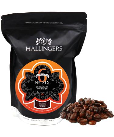 Hallingers No.SIX - Gourmet coffee from India gently long -term roasted (BAG) - Mother's Day gift & gift ideas for Father's Day |New home New Year's Eve recovery 500g coffee No.6