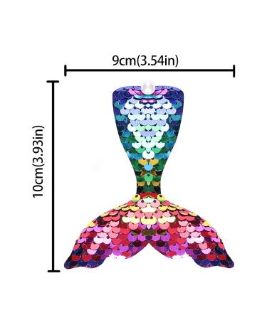 Mermaid Shaped Hair Clips for Girls - Cute Sequin Hairpins & Styling Accessories | Baby Girls 1 Pack - Buy Online on GoSupps.com