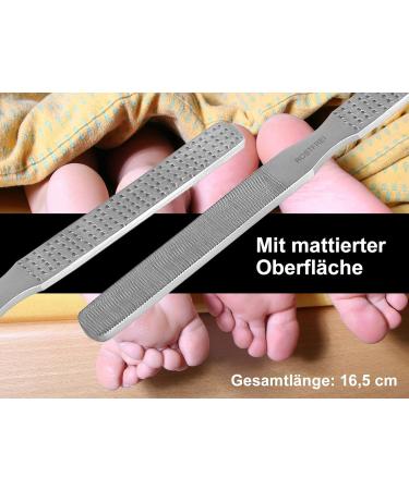 Premium Stainless Steel 4-Sided Callus Rasp & Remover - Effective Callus File for Smooth Feet | International Shipping - Buy Online on GoSupps.com