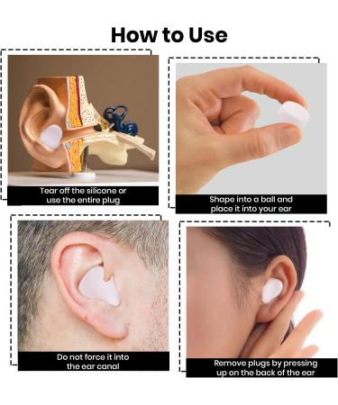 Rebel Tactical Pillow Soft Silicone Ear Plugs - NRR 20db - Reusable Noise Cancelling Ear Plugs for Sleeping, Shooting Range, Safety, Concerts, Swimming, Travelling, and Snoring - Buy Online on GoSupps.com