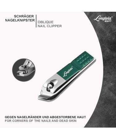 Premium Stainless Steel Nail Snap Set - 3 Pieces Nail Clippers for Fingernails & Toenails - Large Small & Diagonal Styles - Perfect for Precise Grooming - Buy Online on GoSupps.com