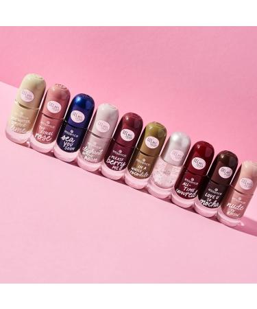 Essence Gel Nail Color No. 20 Please Berry Me - Long-Lasting Vegan Glossy Violet Nail Polish (3 Pack - 3 x 8ml) - Buy Online on GoSupps.com