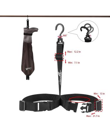 GREENWATER Waterproof Hip Waders with Boots for Men Women | Adult Bootfoot Hip Waders for Fishing & Hunting | Brown M7/W9 - Buy Online on GoSupps.com