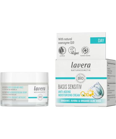 Lavera Anti-Aging Natural Facial Moisturizer Q10 - Reduce Fine Lines and Wrinkles For Softer Smoother and Younger Looking (50ml/1.6oz)