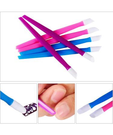 12-Piece Plastic Cuticle Pusher Set - Nail Art & Manicure Tools for Home & Salon - Buy Online on GoSupps.com