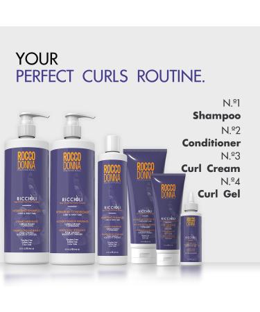 Rocco Donna Curl and Wave Gel - Enhance Waves Control Frizz | 4 oz for Curly & Wavy Hair | International Shipping Available - Buy Online on GoSupps.com