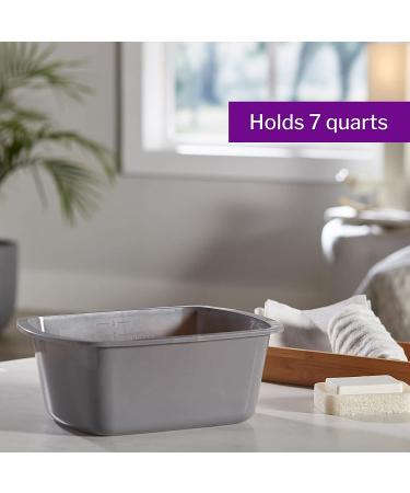 McKesson Plastic Wash Basin - 7 qt - Rectangle Design - 1 Count - Pack of 1 - Buy Online on GoSupps.com