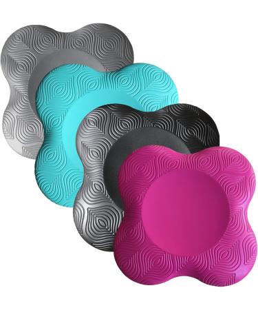 Sunflower Home 2 Pack Extra Thick Yoga Knee Pad Cushion for Knees, Elbows, Wrist, Hands & Head - Black - Buy Online on GoSupps.com
