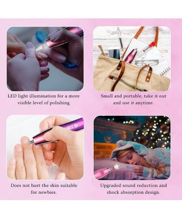 Professional Cordless Electric Nail File Drill - Portable Manicure Tool Kit for Gel Nails - Polishing, Grinding, Trimming - Home & Salon Use - Buy Online on GoSupps.com