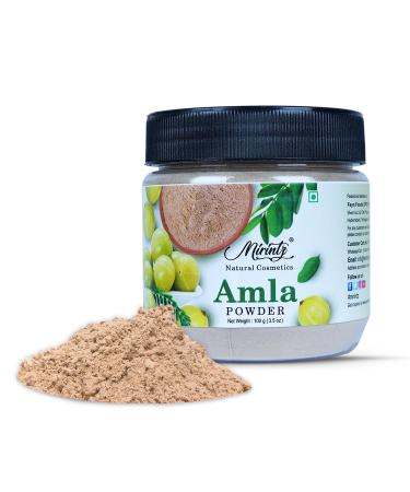 100% Natural Amla Powder | (100 gms) Indian Gooseberry (Amalaki) Powder Herbal Supplement | Amla Dry Rich in Vitamin C Powder for Face & Hair | Amla Powder Ayurvedic Support for Healthy Hair Amla 3.52 Ounce (Pack of 1)