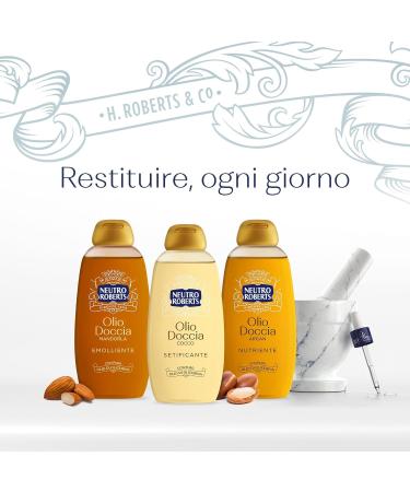  Neutro Roberts Neutro Roberts Almond Oil Shower Oil Ideal for Delicate Skin Emollient and Invigorating Formula for Soft and Healthy Skin Cleanses & Moisturizes Grease Free 250ml Bottle - Buy Online on GoSupps.com