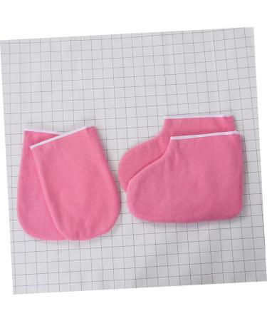 Healeved 12 Sets Leather Horn Boots Glove Manicure Kit Wax Care Insulated Mittens Pedicure Tools Hand Treatment Mitts Paraffin Wax Mitts Mittens Kids Feet Work Foot Polyester Lining - Buy Online on GoSupps.com