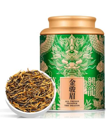Th Noir JinJunMei De Qualit Sup rieure (125g / 4 41oz) | Ar me Riche Et Saveur Sucr e De Miel | Th Chinois