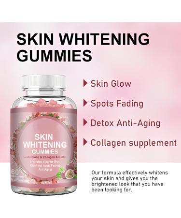 Collagen Gummies Glutathione Collagen Glow Gummies Collagen Glutathione Skin Whitening Gummies Organic Glow Beauty Collagen for Skin Care - Buy Online on GoSupps.com