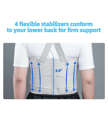 SOLMYR XX-Large Chest Binder for Rib Injuries - Support Brace for Sternum, Sore Ribs, Dislocations - Compression Bandage Wrap for Protection - Buy Online on GoSupps.com