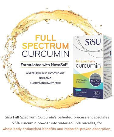 SISU - Full Spectrum Curcumin (NovaSol) 30 softgels - Buy Online on GoSupps.com