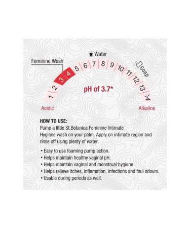 Stbotanica Feminine Intimate Hygiene Wash 120ml with Rose Water, Tea Tree & Witch Hazel - Buy Online on GoSupps.com