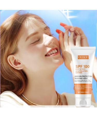 Face Sun Lotion Cream with SPF 100 Face Sunscreen Korean Sunscreen Sunscreen SPF 100 Moisturizing Sunscreen Lotion for Face and Body Advanced Sunscreen Protection Ultra Light UV Protection Cream - Buy Online on GoSupps.com