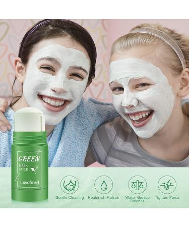 Green Tea Mask Stick - Deep Cleansing & Moisturizing Clay Mask for All Skin Types | Men & Women - Buy Online on GoSupps.com
