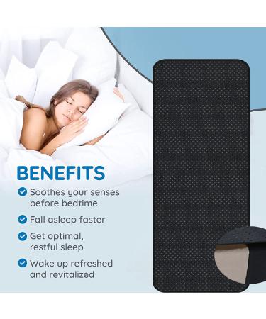 Grounding Mat for Better Sleep and Pain Relief - 54x71 Inch Earth Connected Conductive Carbon Leatherette Pad - Buy Online on GoSupps.com